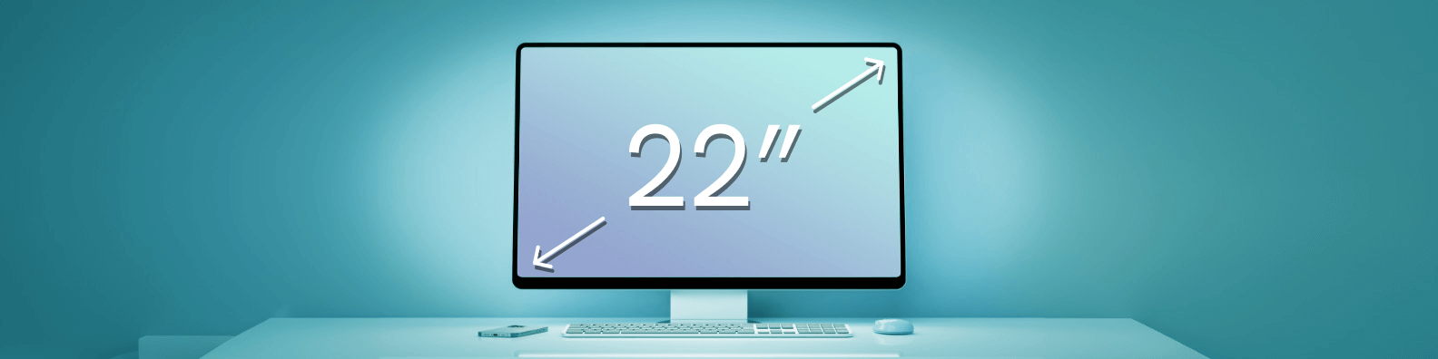 Przekątna 22-cale
